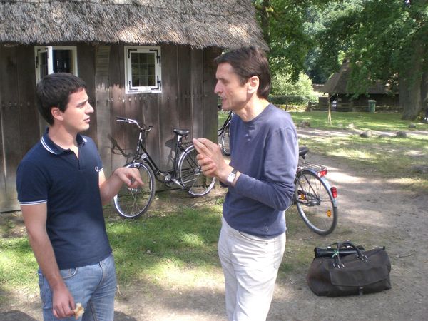 young scientist with Hans Stauss