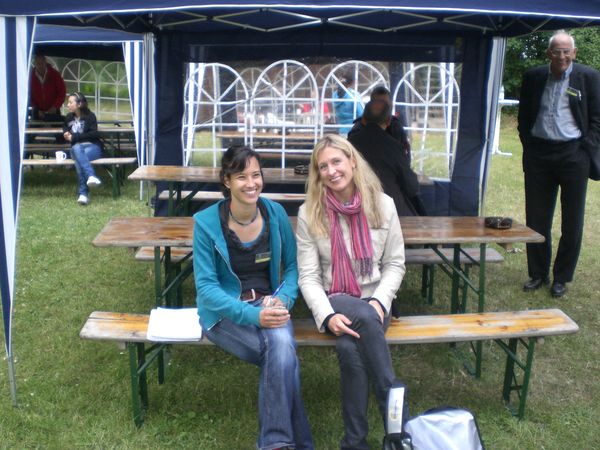 young students outside