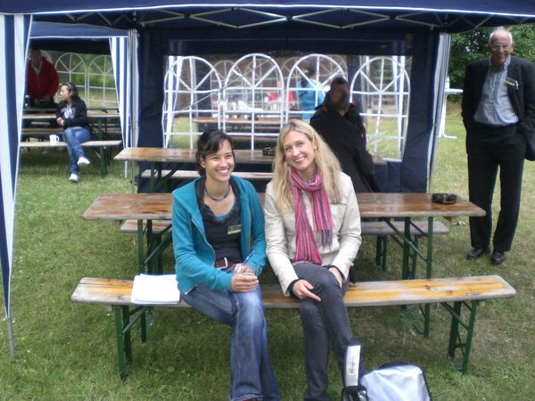 young students outside