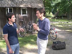 young scientist with Hans Stauss